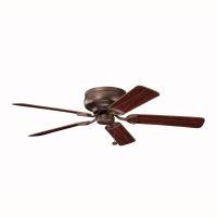 Tannery Bronze Hugger Ceiling Fan