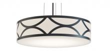 AFX Lighting, Inc. LAKP24LAJUDBK - Lake 24'' LED Pendant, 42W, 120-277V, BK