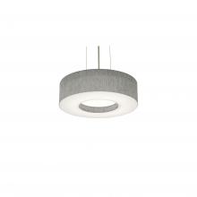 AFX Lighting, Inc. MCP1214LAJUDBK-GY - Montclair 12'' LED Pendant - 18W 120-277V,BK w/ GY