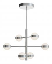 AFX Lighting, Inc. VRNP3X6LAJUDSN - Verona 6 Light LED Pendant,120-277V,60W,5 CCT,SN