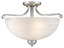 Minka-Lavery 1424-84 - 3 LIGHT SEMI FLUSH MOUNT