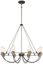 Minka-Lavery 4458-784 - 8 LIGHT CHANDELIER