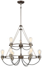 Minka-Lavery 4459-784 - 9 LIGHT CHANDELIER