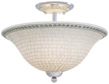 Minka-Lavery 6057-77 - Piastrella Bath Semi Flush