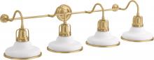 Kohler Lighting 32288-SC04-WGL - HAUKSBEE™ 4 LIGHT DOUBLE BELL SCONCE