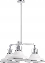 Kohler Lighting 32293-CH03-WCL - HAUKSBEE™ 3 LIGHT CHANDELIER