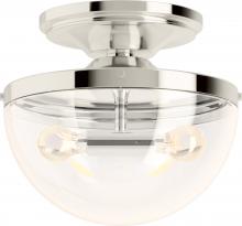 Kohler Lighting 31764-FM02-SNL - Bellera 2-Light Flush Mount