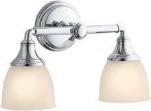 Kohler Lighting 10571-CP - DEVONSHIRE® 2 LIGHT SCONCE