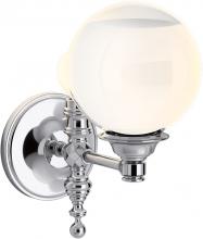 Kohler Lighting 22546-SC01-CPL - DAMASK® 1 LIGHT LACEMAKER SCONCE