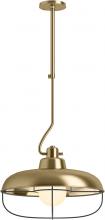 Kohler Lighting 23664-PE01-BGL - MODERN FARM 1 LIGHT PENDANT XL