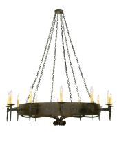 2nd Avenue Designs White 112814 - 72" Wide Warwick 12 Light Chandelier