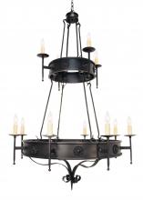 2nd Avenue Designs White 115508 - 48" Wide Lorenzo 12 Light Chandelier