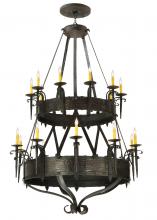 2nd Avenue Designs White 129518 - 45"W Costello 20 LT Two Tier Chandelier