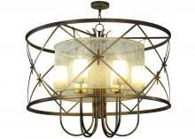 2nd Avenue Designs White 129643 - 48" Wide Penelope 6 Light Pendant