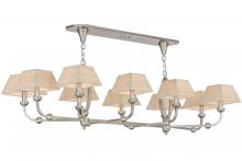 2nd Avenue Designs White 142272 - 58"L Cesta 10 LT Oblong Chandelier