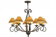 2nd Avenue Designs White 145951 - 40"W Sienna 8 LT Chandelier