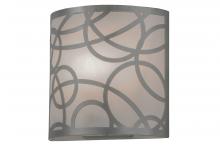 2nd Avenue Designs White 147034 - 10"W Fizz Deco Wall Sconce