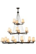 2nd Avenue Designs White 152191 - 54" Wide St Lawrence 21 Light LED Chandelier