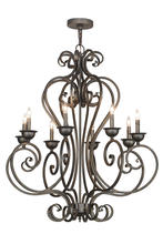 2nd Avenue Designs White 153862 - 36" Wide Fernando 8 Light Chandelier