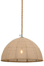 2nd Avenue Designs White 156216 - 36"W Empire Dome Textrene Pendant