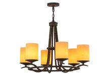 2nd Avenue Designs White 156964 - 36"W Octavia 6 LT Chandelier