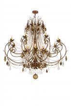 2nd Avenue Designs White 169772 - 64"W Minuet 16 LT Chandelier