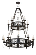 2nd Avenue Designs White 174330 - 48"W Toscano 15 LT Two Tier Chandelier