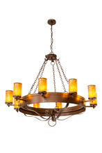 2nd Avenue Designs White 178113 - 60"W Parnella 10 LT Chandelier