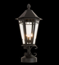 2nd Avenue Designs White 205328 - 14" Wide Yorkshire Lantern Post Mount