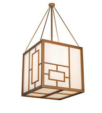 2nd Avenue Designs White 216753 - 36" Square Kofu Pendant