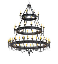 2nd Avenue Designs White 220303 - 96" Wide Marta 56 Light Three Tier Chandelier