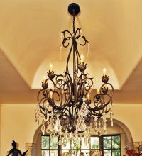 2nd Avenue Designs White 120317 - 54" Wide Felicia 10 Light Chandelier