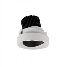 Nora NIO-4RTLA27QBW - 4" Iolite LED Round Trimless Adjustable, 10-Degree Optic, 800lm / 12W, 2700K, Black Adjustable /