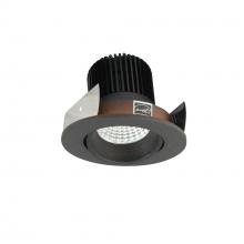 Nora NIOB-2RC50XBZ - 2" Iolite LED Round Adjustable Cone Reflector, 800lm / 14W, 5000K, Bronze Reflector / Bronze