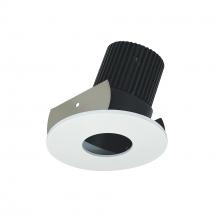 Nora NIOB-2RPHA27QBMPW - 2" Iolite LED Round Adjustable Pinhole, 10-Degree Optic, 800lm / 12W, 2700K, Black Pinhole /