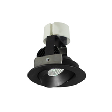 Nora NIR-4RC27XBW/10 - 4" Iolite LED Round Adjustable Cone Retrofit, 1000lm / 12W, 2700K, Black Reflector / White