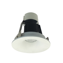 Nora NIR-4RNB27XWW/10 - 4" Iolite LED Round Bullnose Retrofit, 1000lm / 12W, 2700K, White Finish