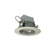 Nora NLCBC-46927XHZW - 4" Cobalt Adjustable LED Retrofit, 1000lm / 12W, 2700K, Haze Reflector / White Flange