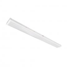 Nora NLWPSW-4L334W/EM - 4' LED Wraparound with Selectable Lumens & CCT, White Finish, Integral Emergency