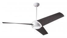 Modern Fan Co. AMB-MW-56-EB-NL-CC - Ambit DC Fan- Matte White Finish; 56" Ebony Blades; No Light; Wall/Remote Combo Control