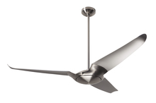 Modern Fan Co. IC3-BN-56-DK-NL-CC - IC/Air (3 Blade ) Fan; Bright Nickel Finish; 56" Dark Blades; No Light; Wall/Remote Combo Contro