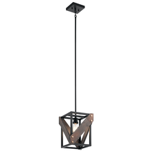 Kichler 44223BK - Fulton Cross™ 1 Light Pendant Black