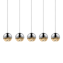 Sonneman 2921.01-LRG - 5-Light Rectangle Large LED Pendant