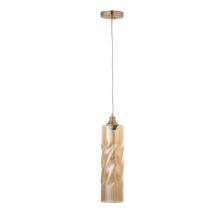 Carro USA P-G1240011A3 - CARRO HOME Gemini Cylinder Ombre Glass Pendant Light – Light Amber