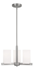 Livex Lighting 1323-91 - 3 Light Brushed Nickel Chandelier