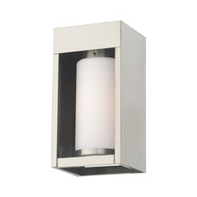 Livex Lighting 20981-91 - 1 Lt Brushed Nickel Outdoor Wall Lantern