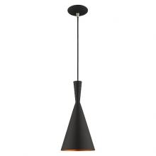 Livex Lighting 41185-04 - 1 Lt Black Mini Pendant