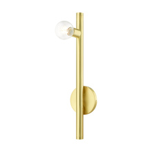 Livex Lighting 45861-12 - 1 Lt Satin Brass  Wall Sconce