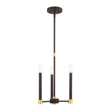 Livex Lighting 46883-07 - 3 Lt Bronze Chandelier