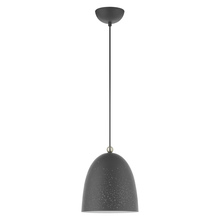 Livex Lighting 49108-76 - 1 Lt Scandinavian Gray Pendant